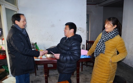 群眾冷暖掛心頭！公司黨總支開展春節(jié)前走訪慰問