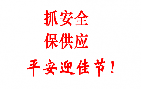 查隱患 促安全 保供應(yīng) 賀新春！